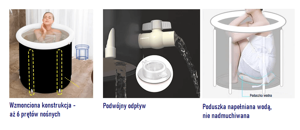 Składana balia do morsowania
